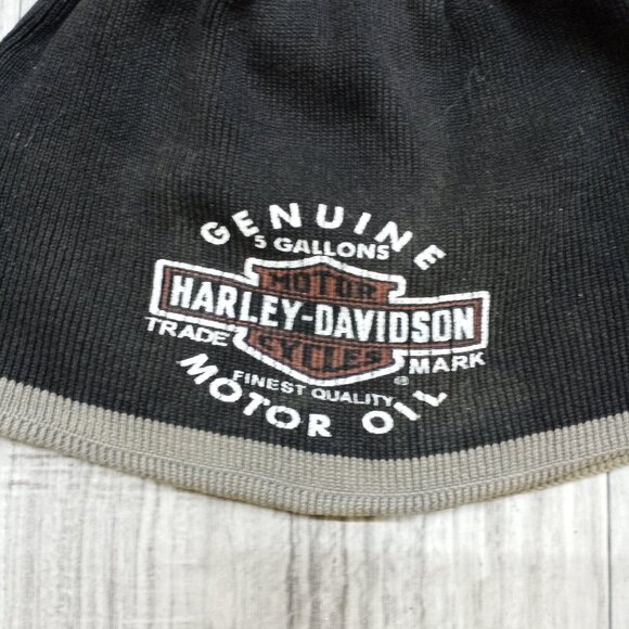 Harley Davidson Reversible Beanie Cap - Picture 3 of 9